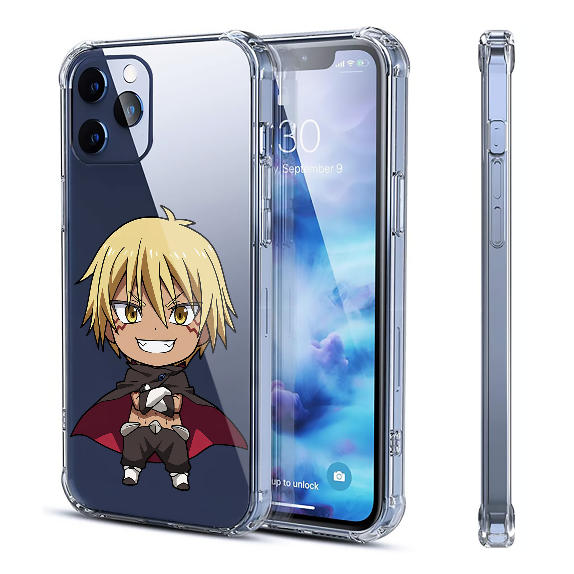 （画像用） 転スラ Regarding Reincarnated to Slime 【iPhone 12シリーズ対応】透明スマホケース（クリアソフトケース）
